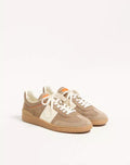Upvillage Low Top Trainer In Split Leather And Calfskin Nappa Leather