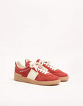 Upvillage Low Top Trainer In Split Leather And Calfskin Nappa Leather