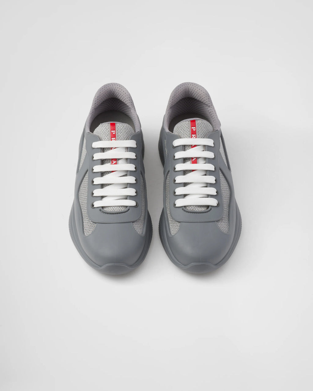 Prada America's Cup Soft rubber and bike fabric sneakers