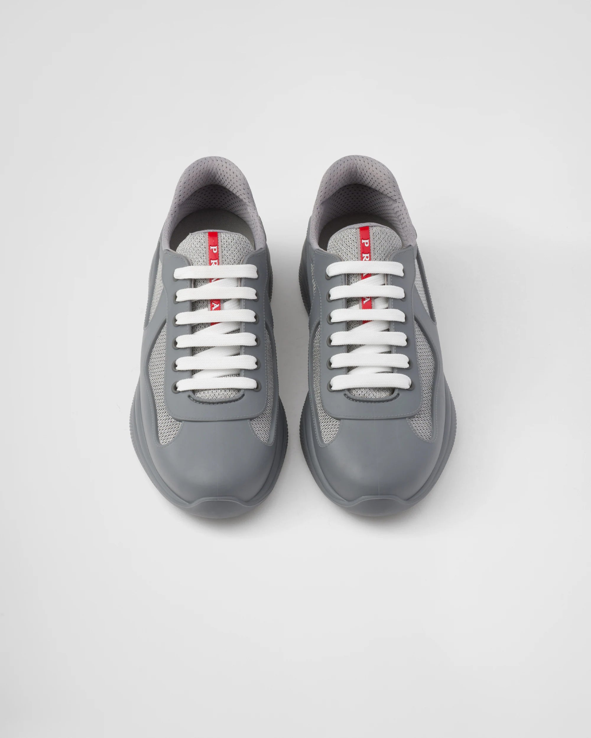 Prada America's Cup Soft rubber and bike fabric sneakers