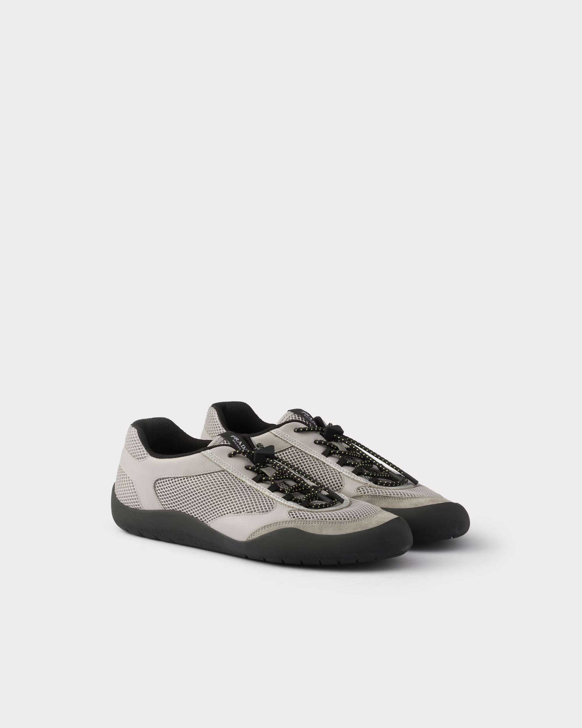Speedrock leather and mesh fabric sneakers