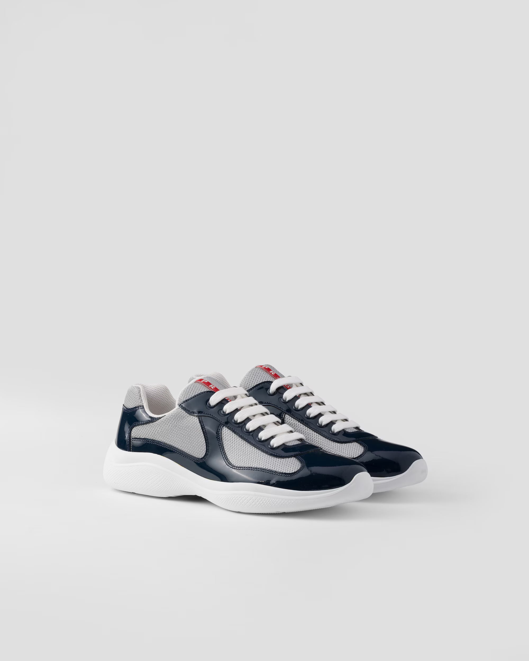 Prada America's Cup Soft rubber and bike fabric sneakers