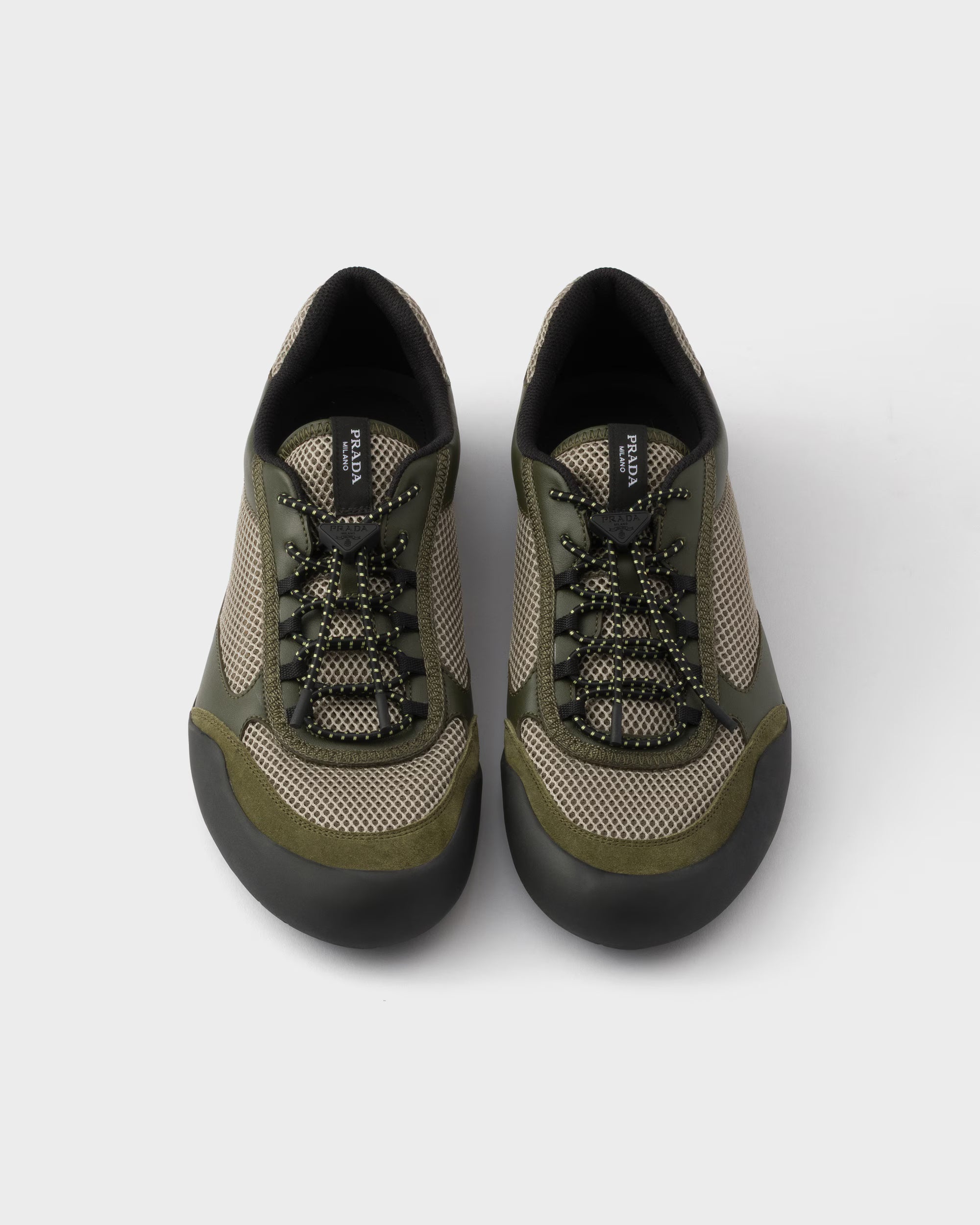 Speedrock leather and mesh fabric sneakers