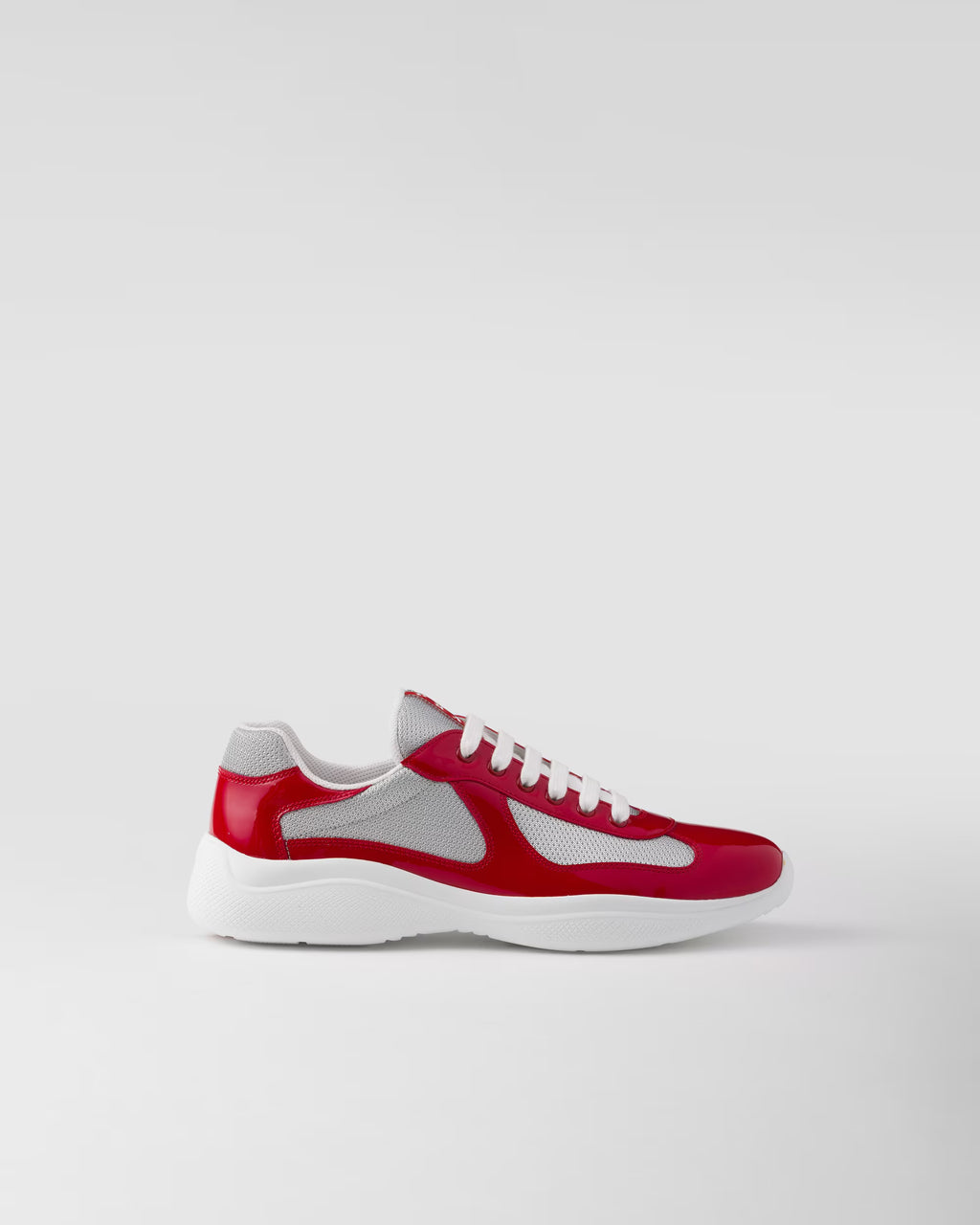 Prada America's Cup Soft rubber and bike fabric sneakers