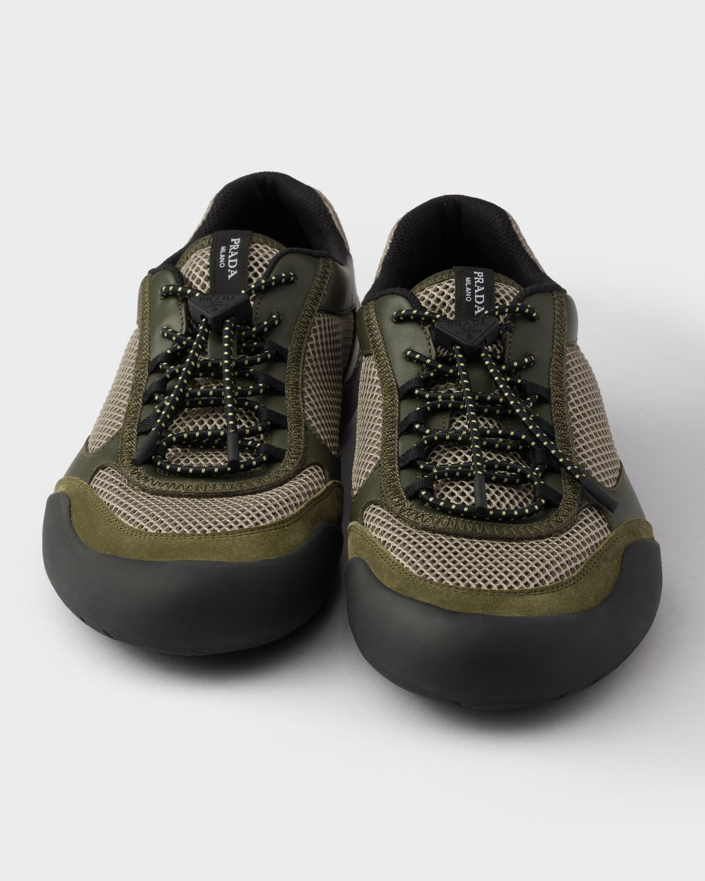 Speedrock leather and mesh fabric sneakers