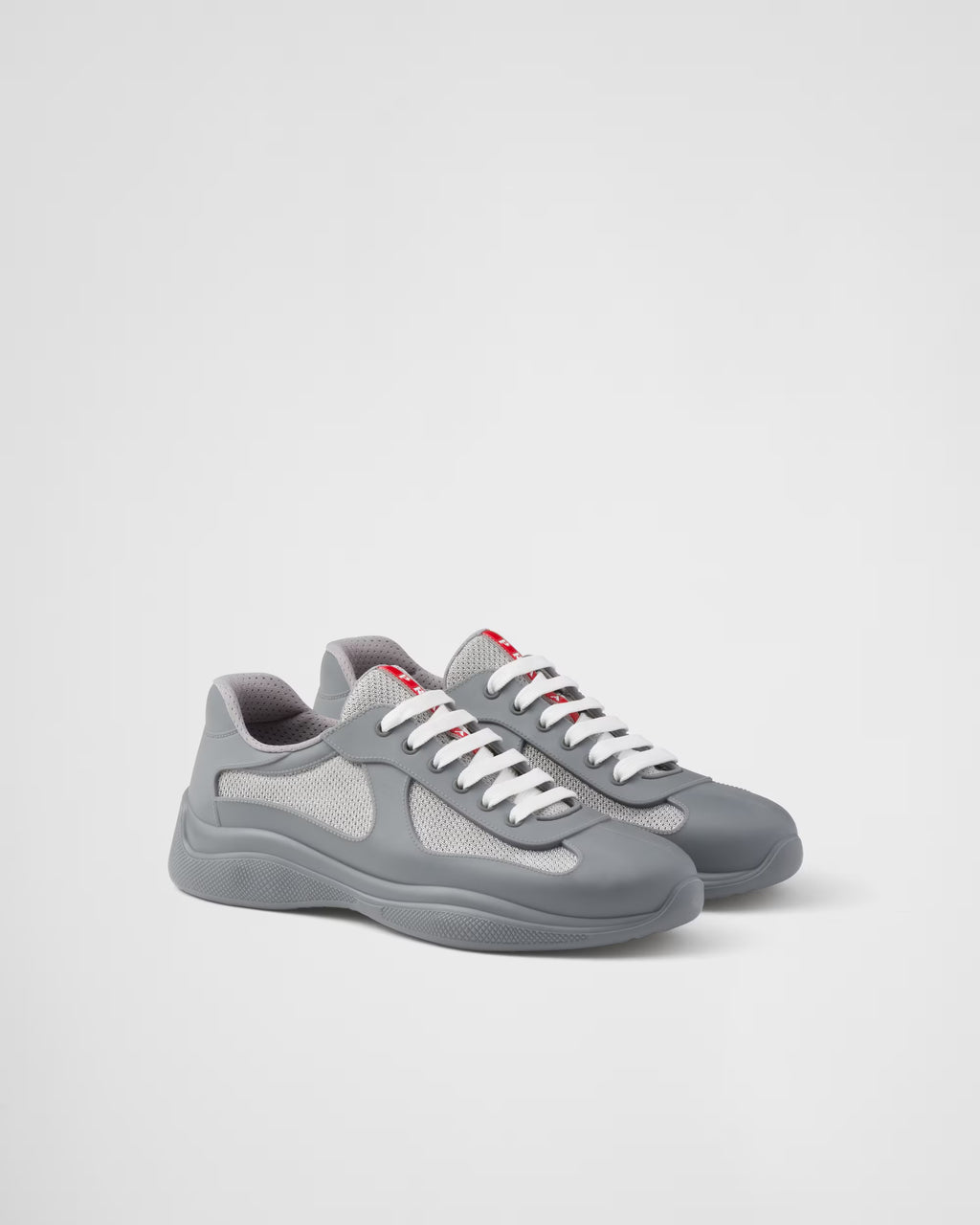 Prada America's Cup Soft rubber and bike fabric sneakers