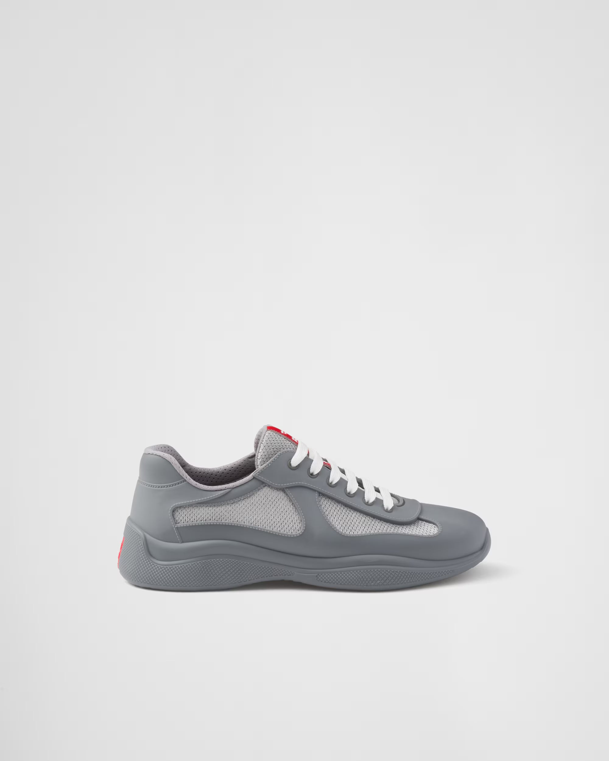 Prada America's Cup Soft rubber and bike fabric sneakers