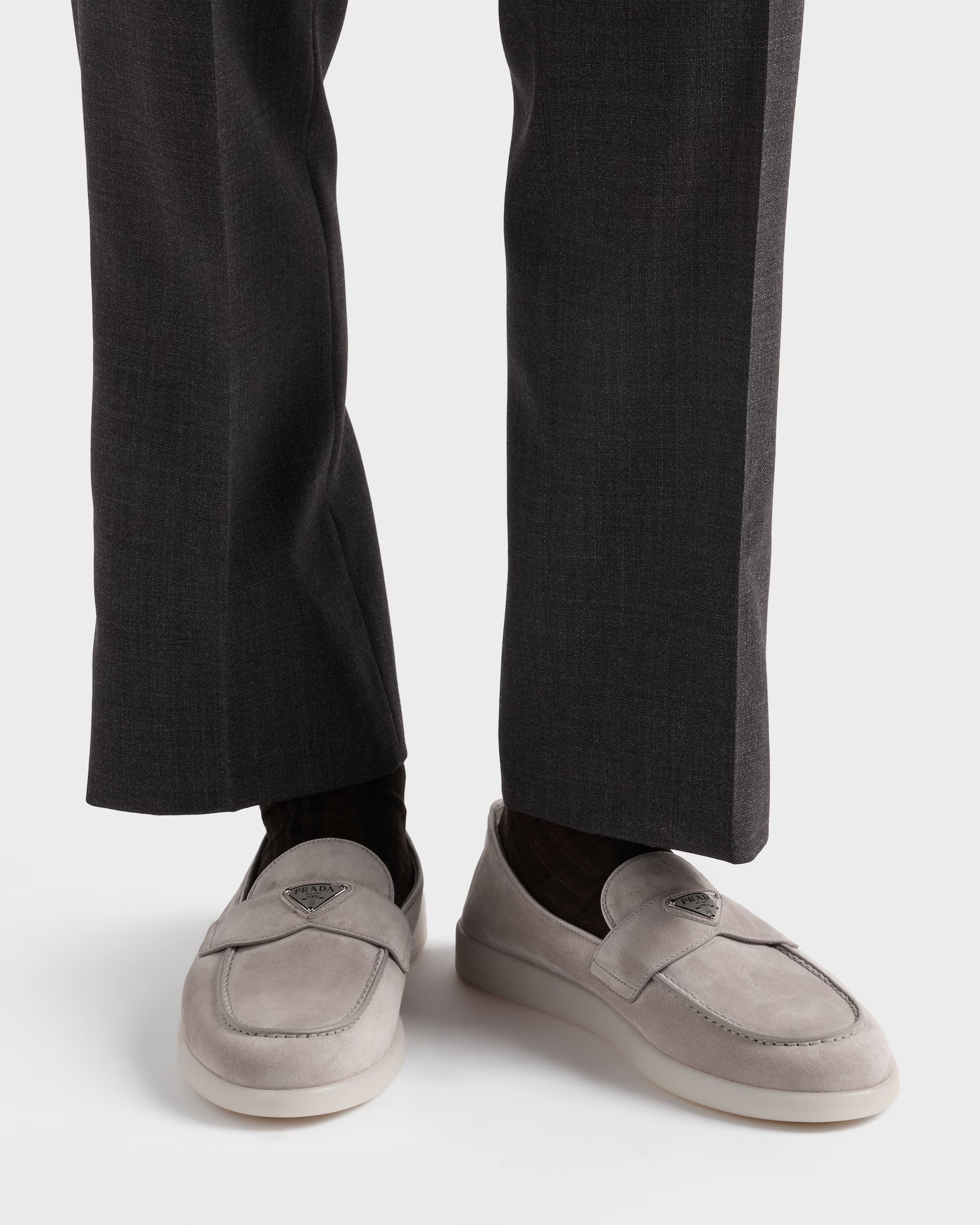 Suede loafers