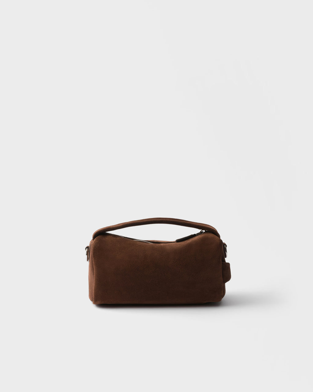 Suede leather shoulder bag