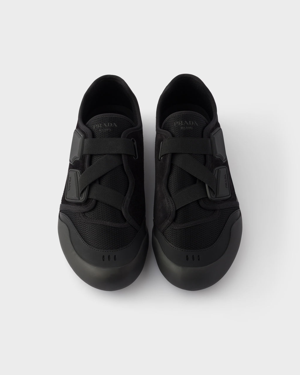 Speedrock leather and mesh fabric sneakers