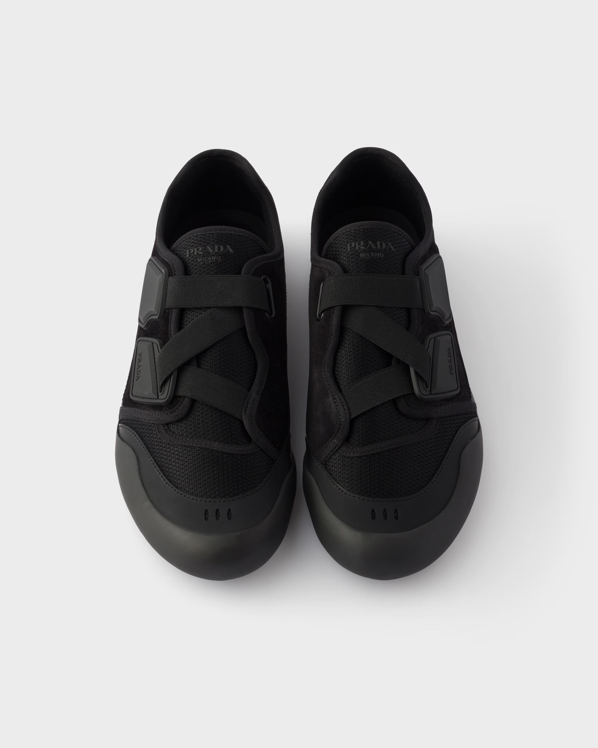Speedrock leather and mesh fabric sneakers