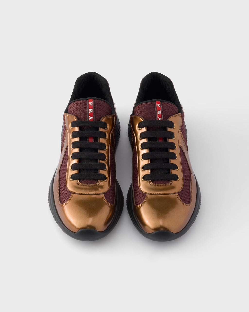 Prada America's Cup Soft rubber and bike fabric sneakers
