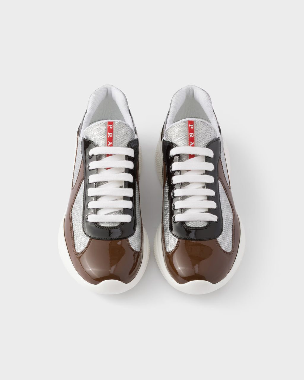 Prada America's Cup Soft rubber and bike fabric sneakers