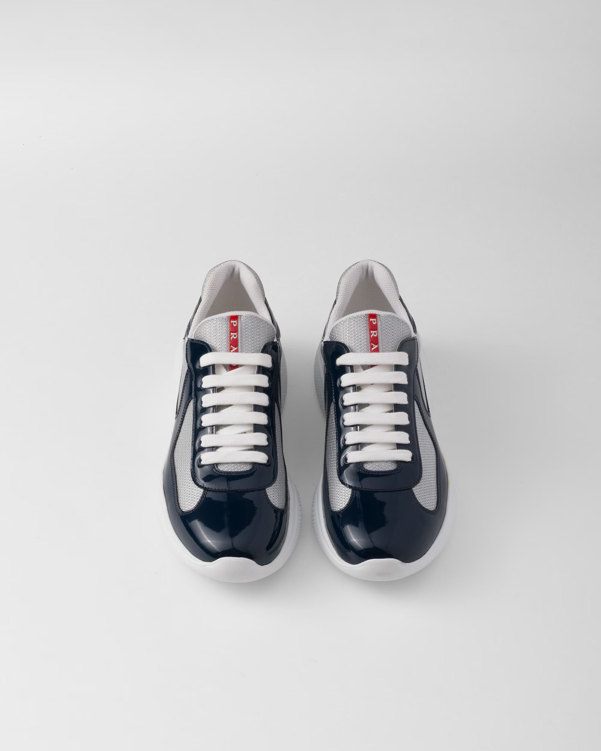 Prada America's Cup Soft rubber and bike fabric sneakers