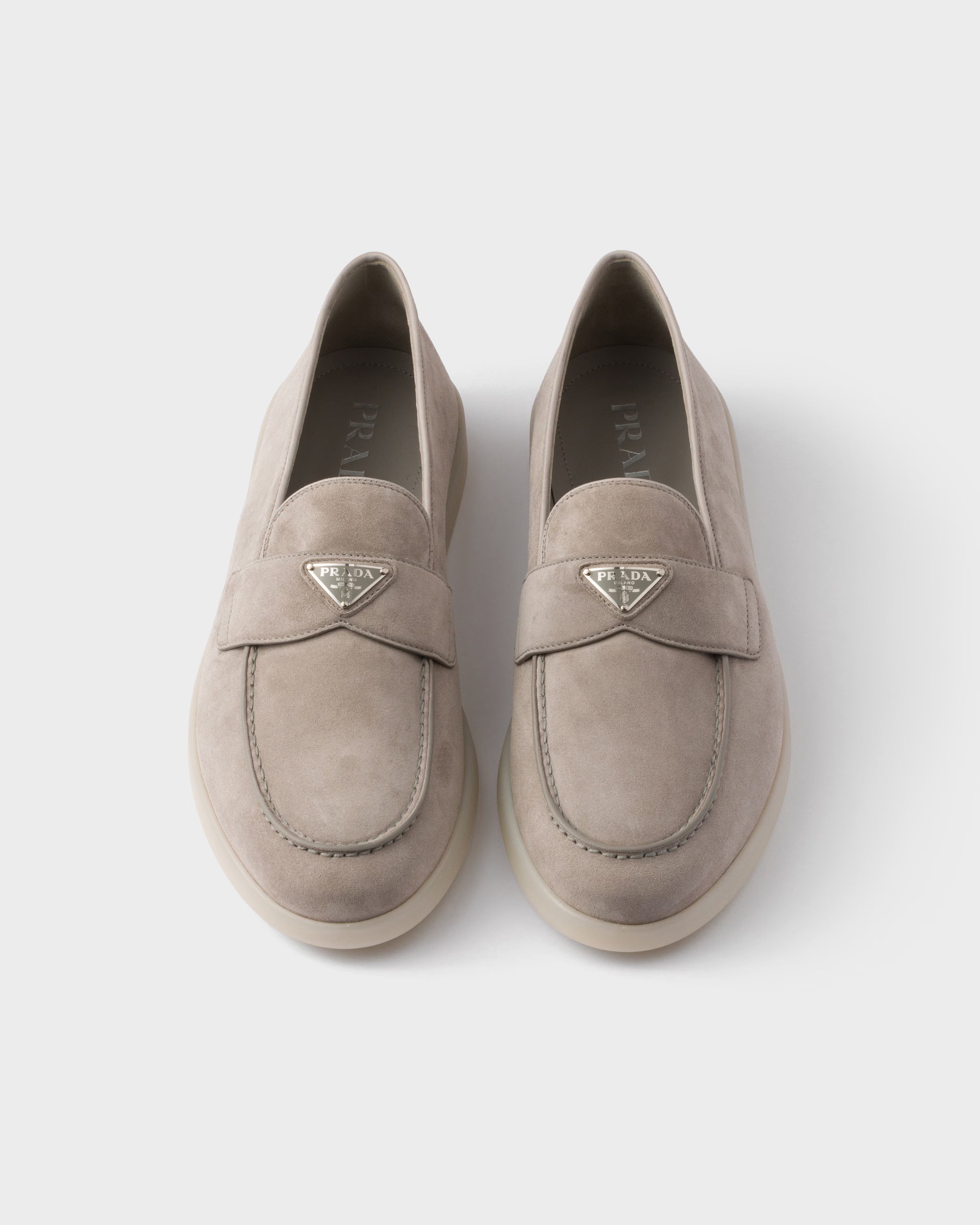 Suede loafers