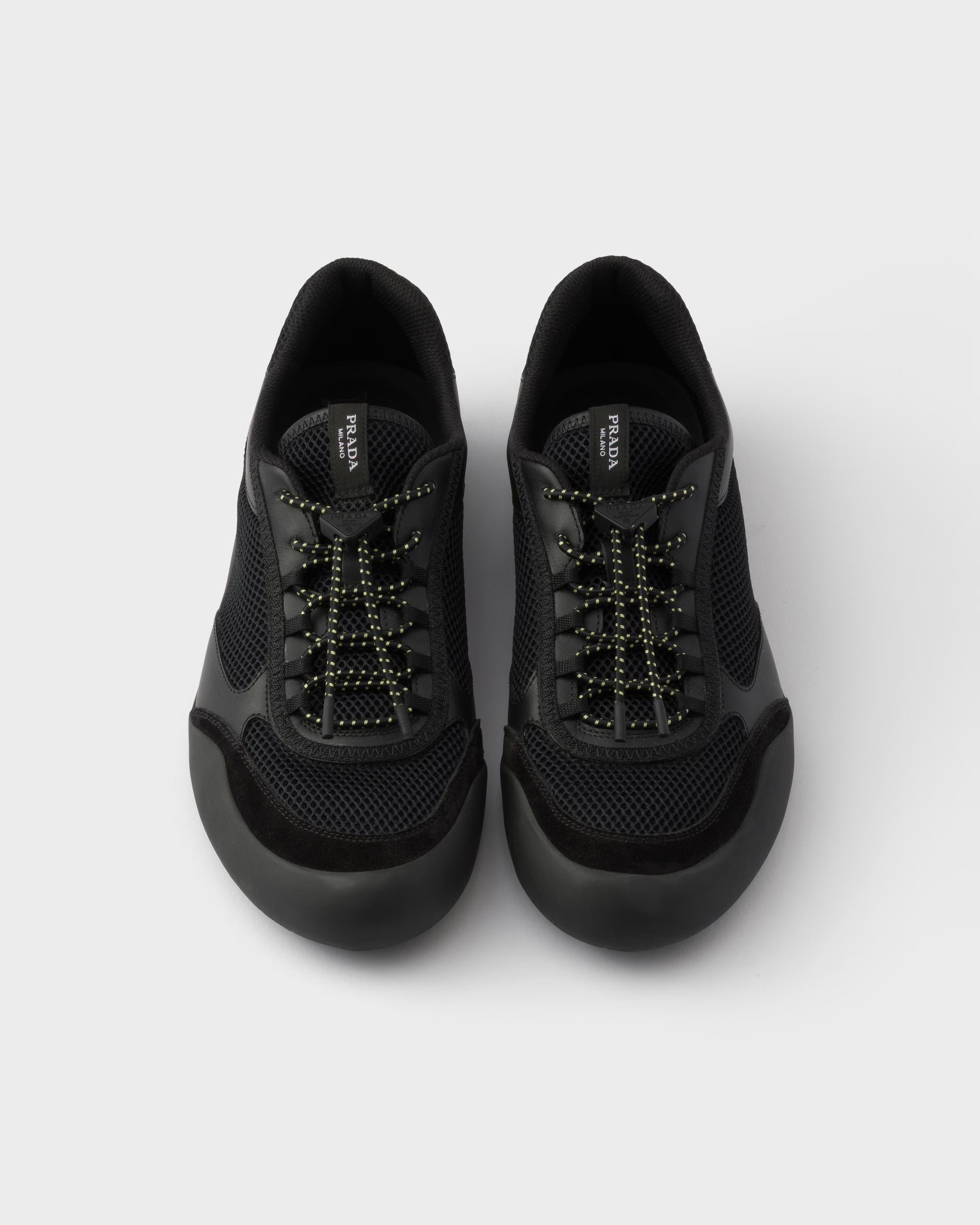Speedrock leather and mesh fabric sneakers