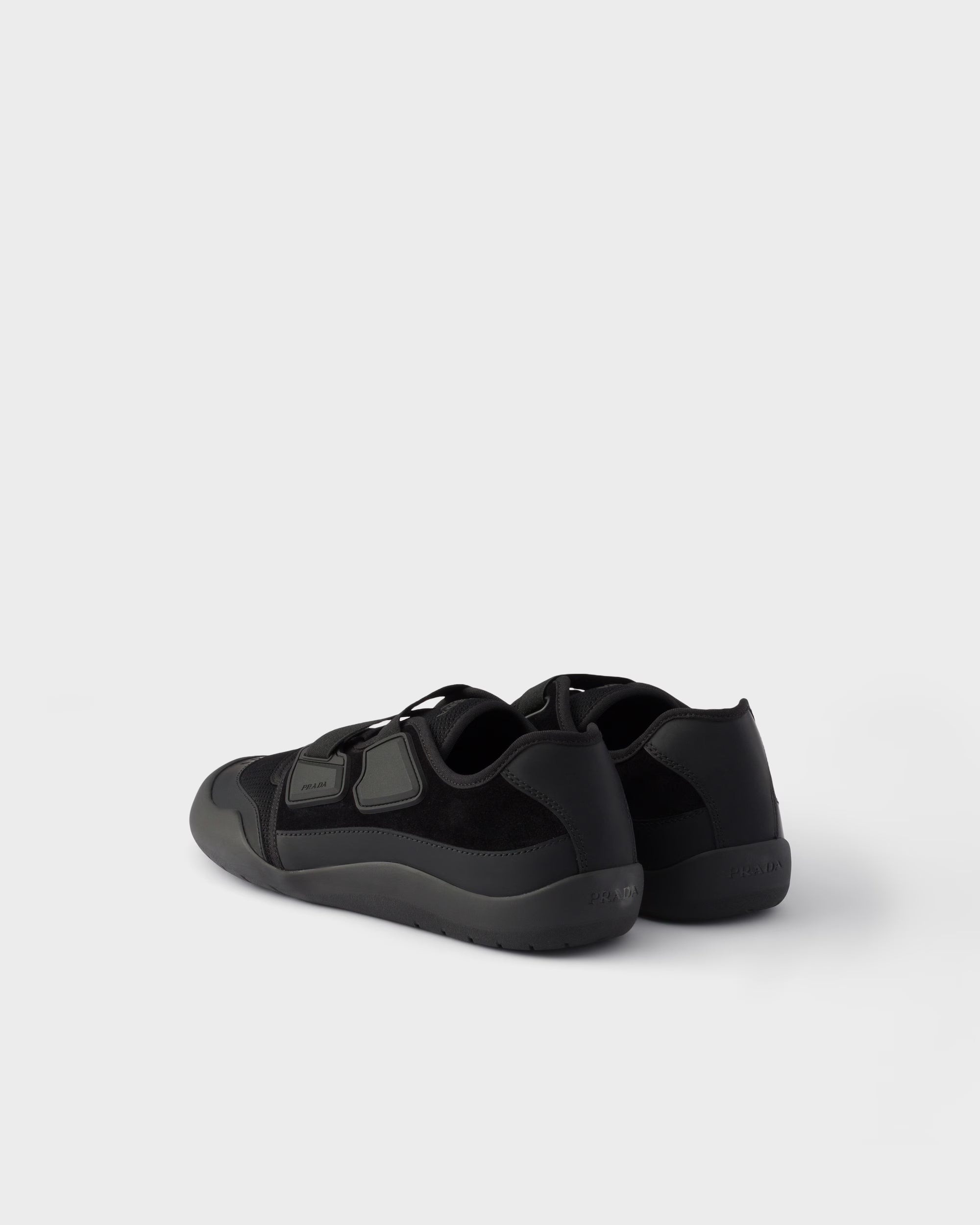 Speedrock leather and mesh fabric sneakers