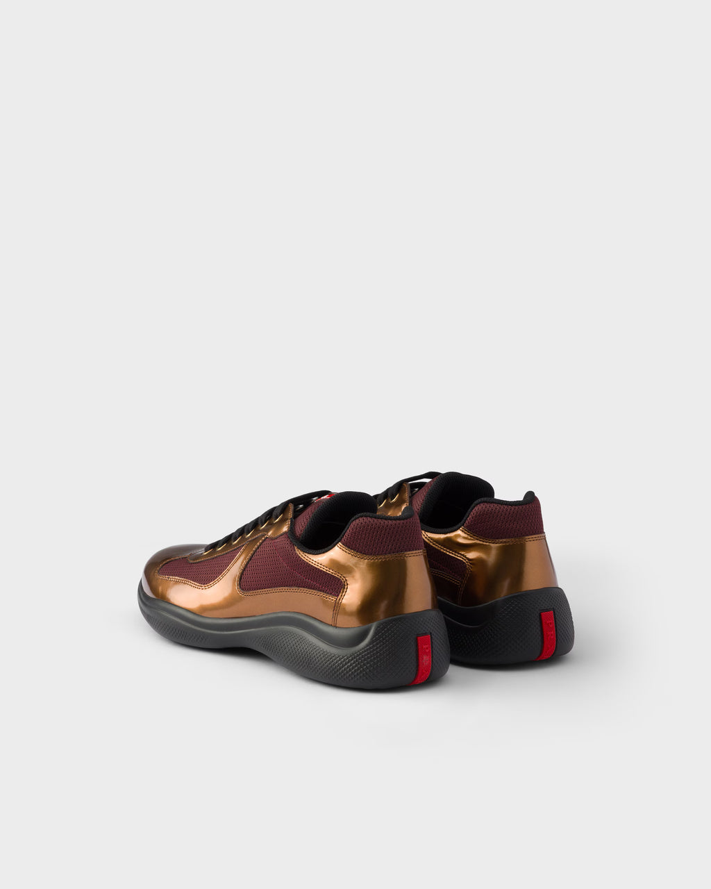Prada America's Cup Soft rubber and bike fabric sneakers