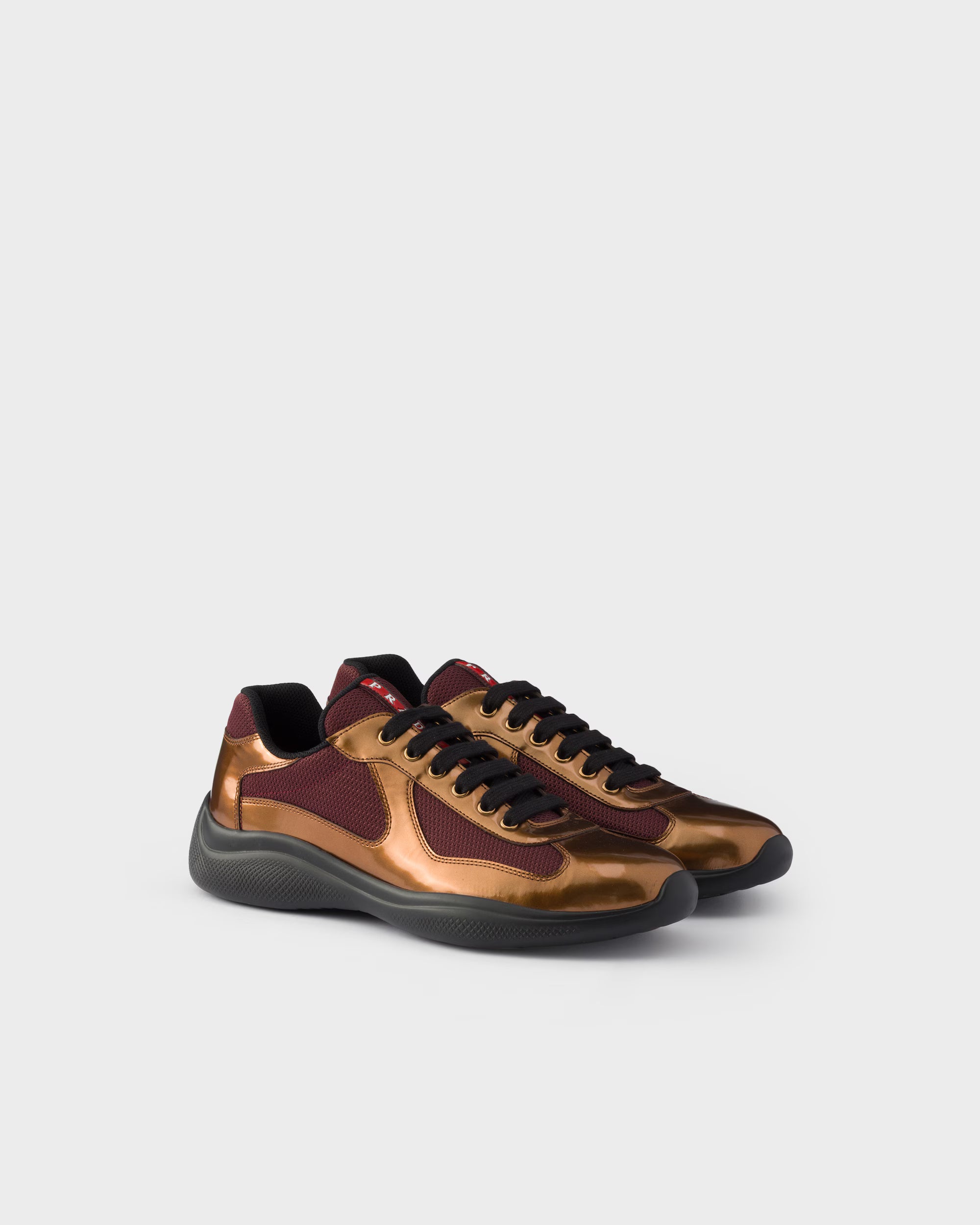 Prada America's Cup Soft rubber and bike fabric sneakers