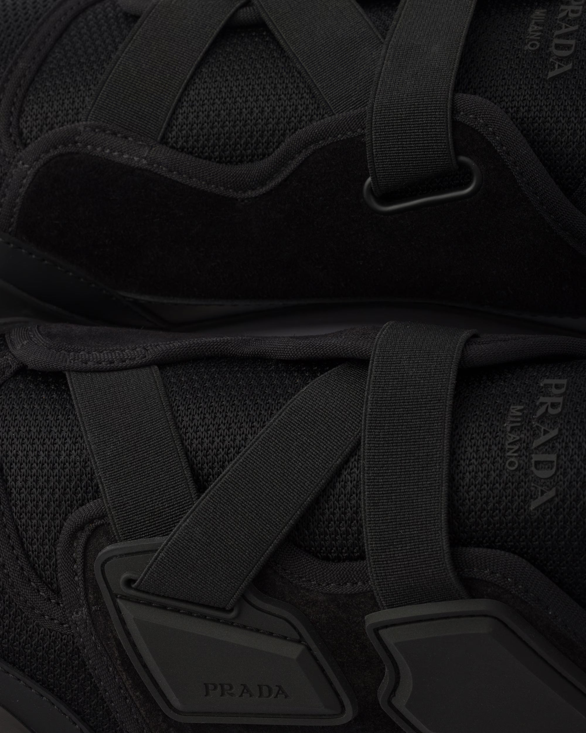 Speedrock leather and mesh fabric sneakers