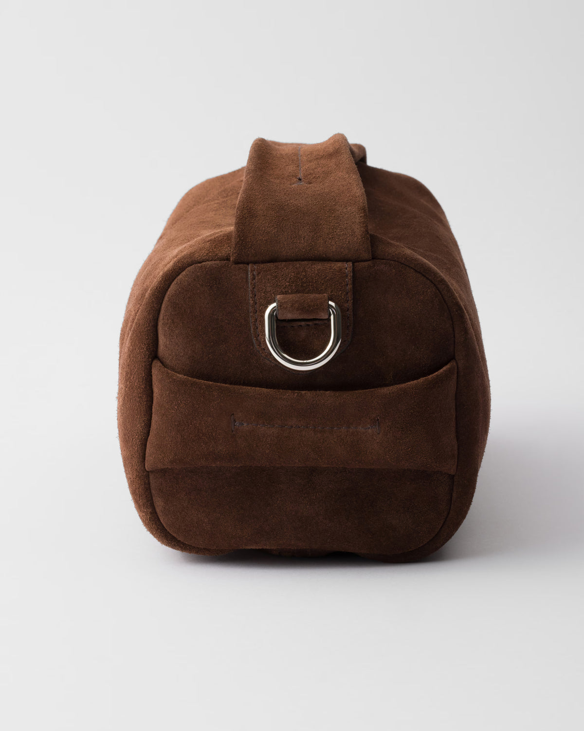 Suede leather shoulder bag