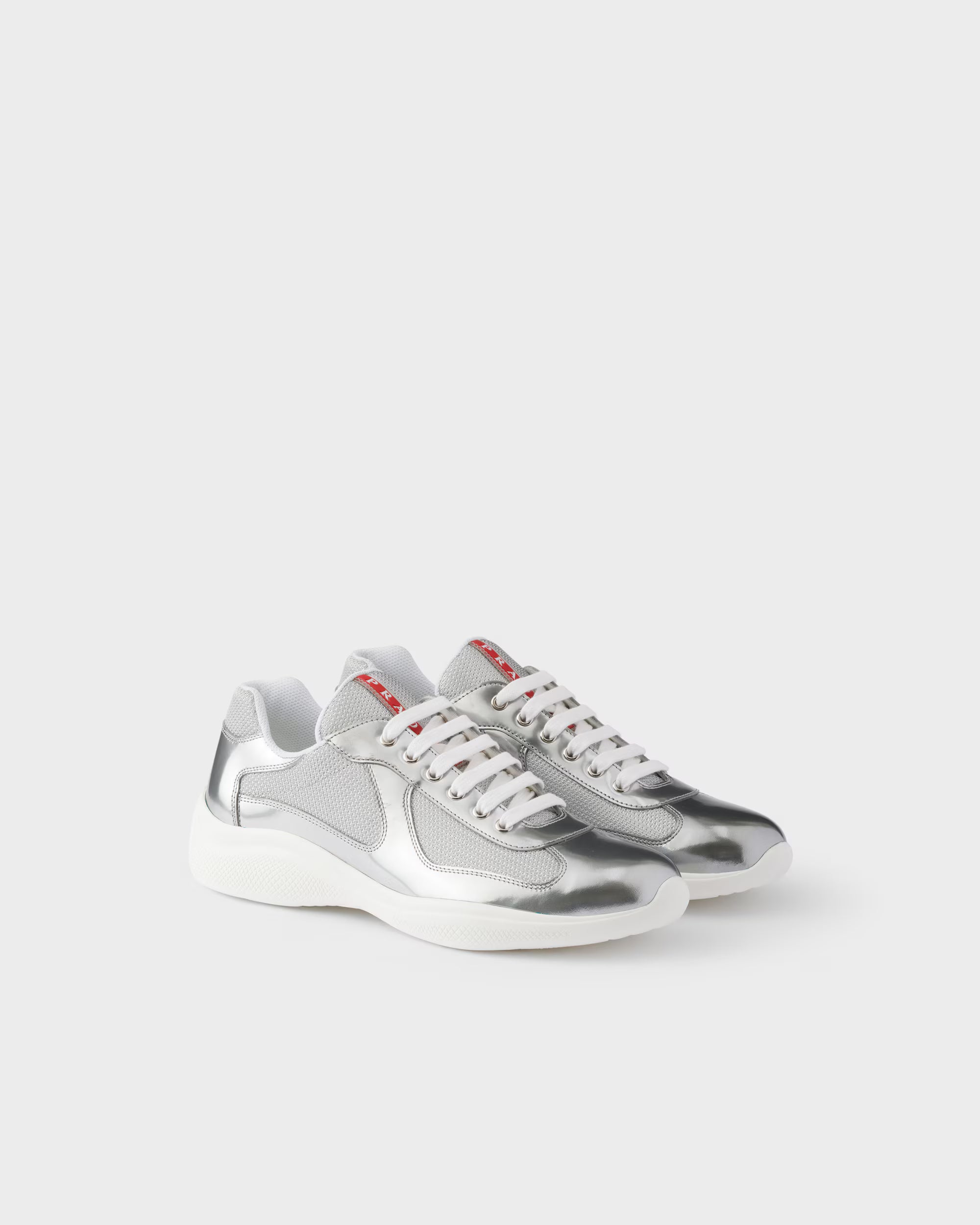 Prada America's Cup Soft rubber and bike fabric sneakers