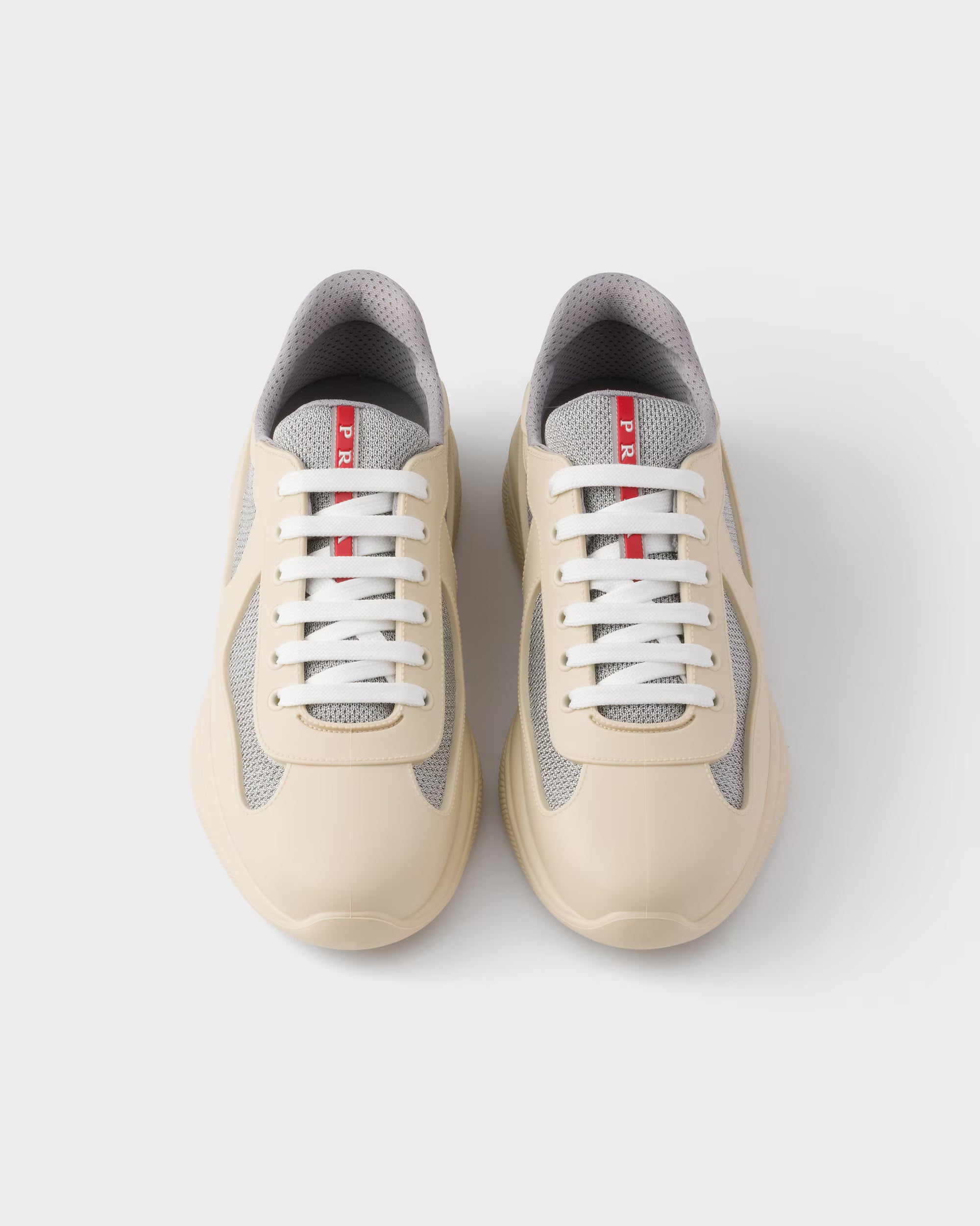 Prada America's Cup Soft rubber and bike fabric sneakers