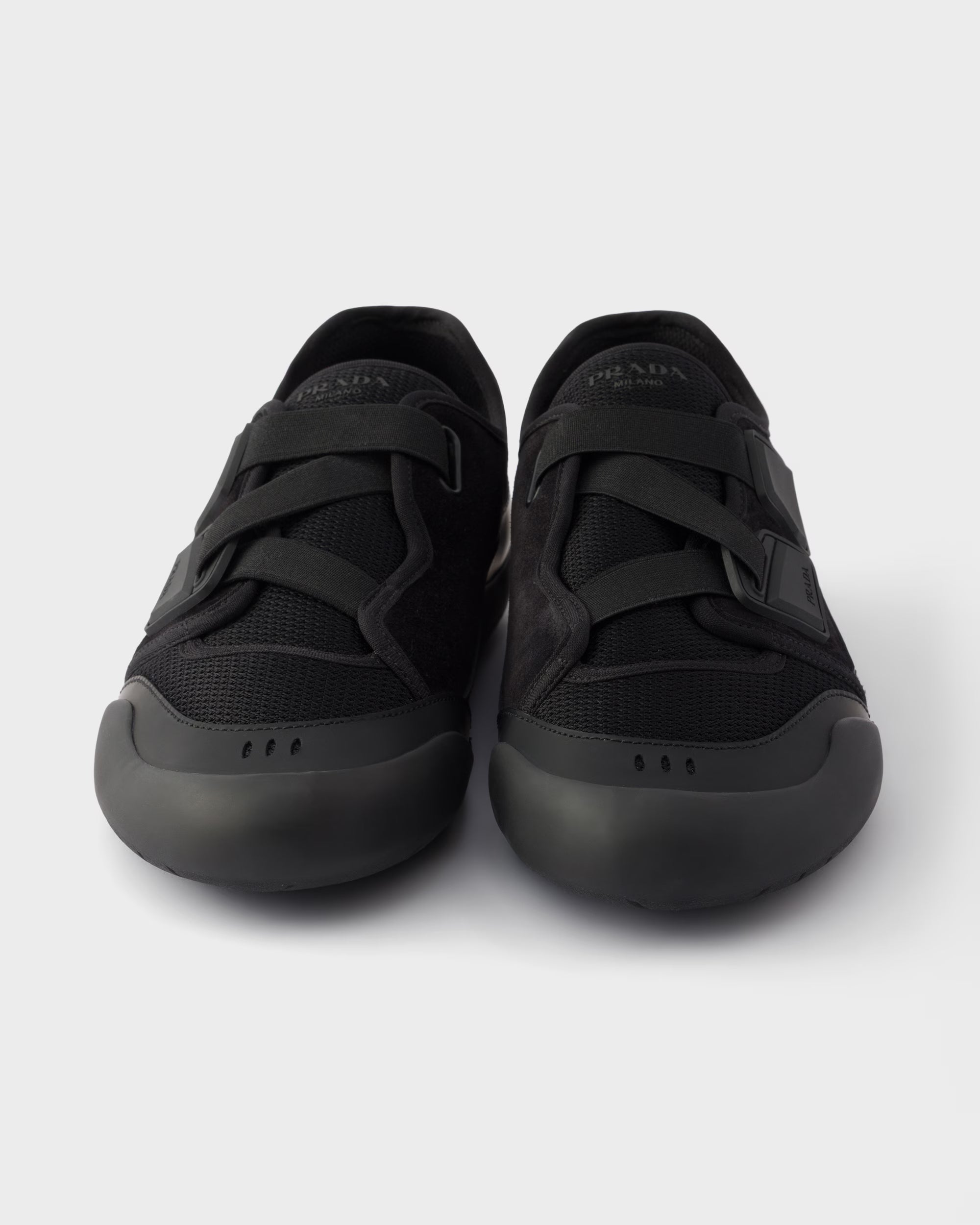 Speedrock leather and mesh fabric sneakers