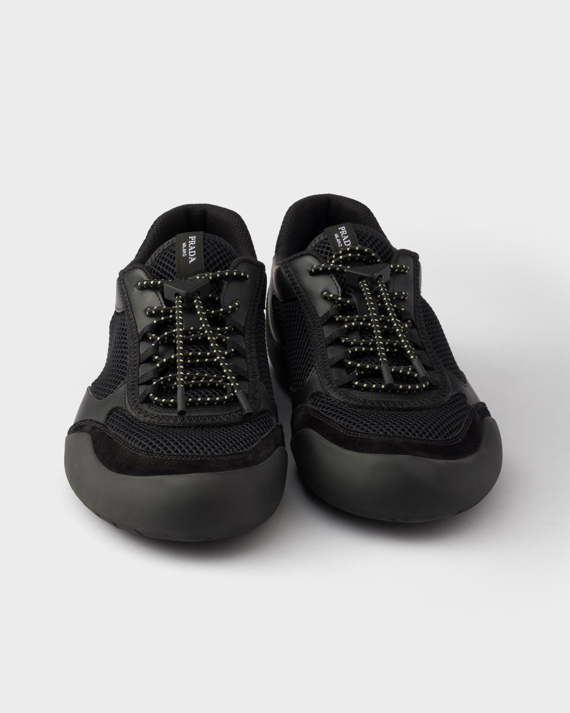 Speedrock leather and mesh fabric sneakers