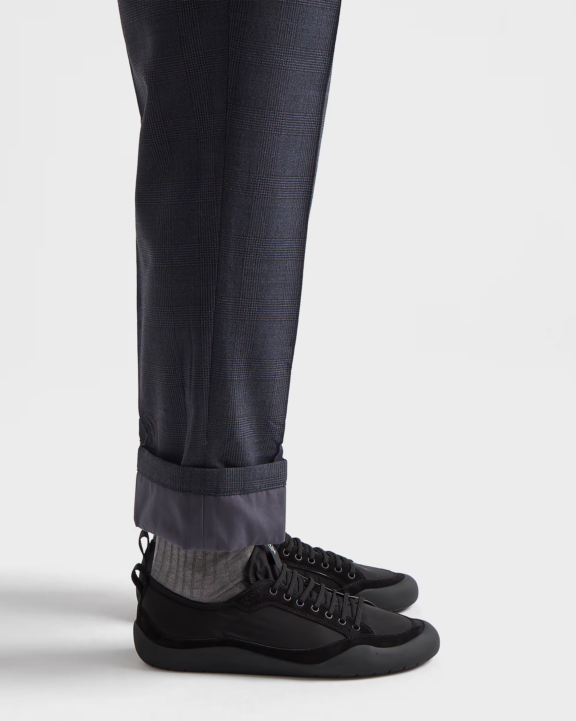 Speedrock Re-Nylon and suede sneakers