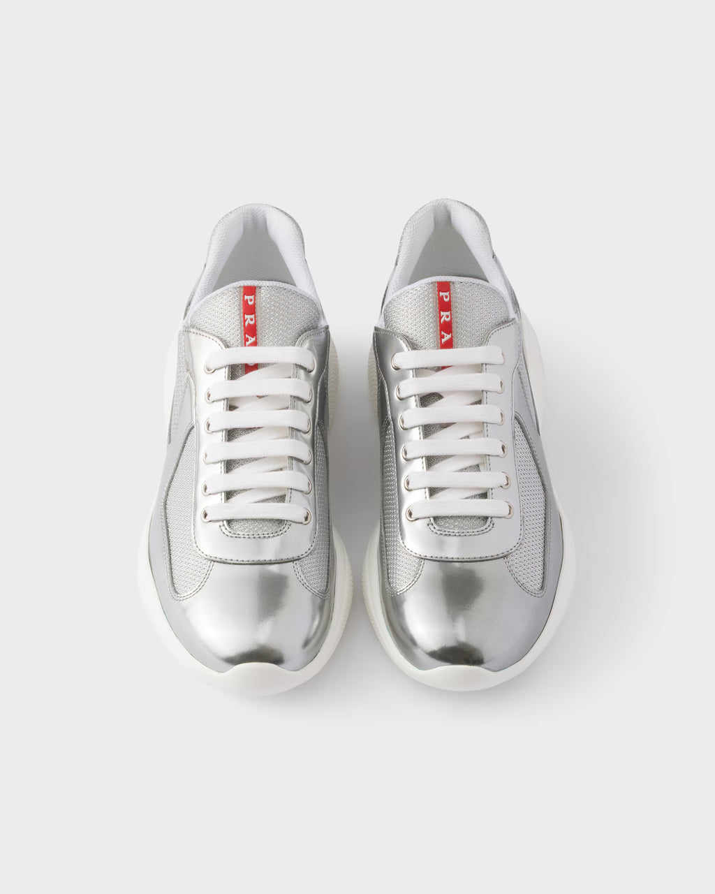 Prada America's Cup Soft rubber and bike fabric sneakers