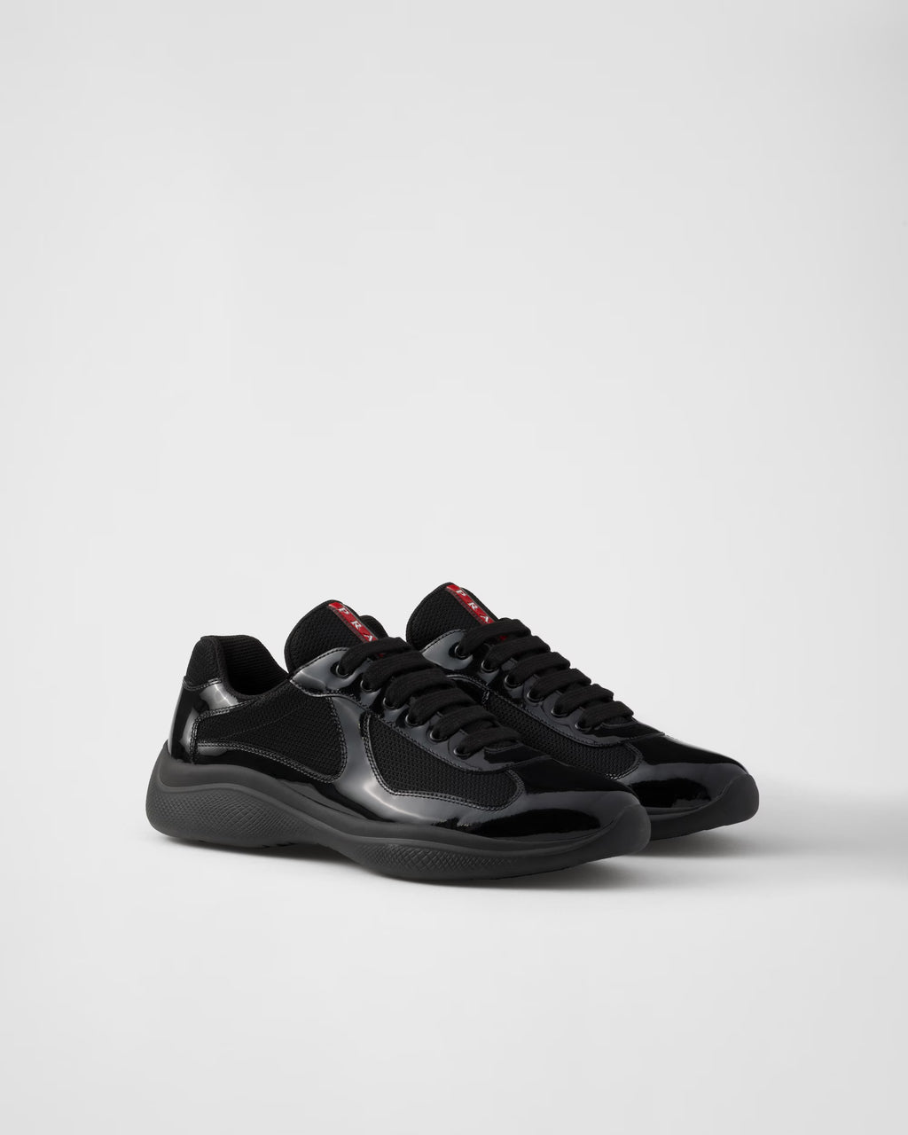 Prada America's Cup Soft rubber and bike fabric sneakers