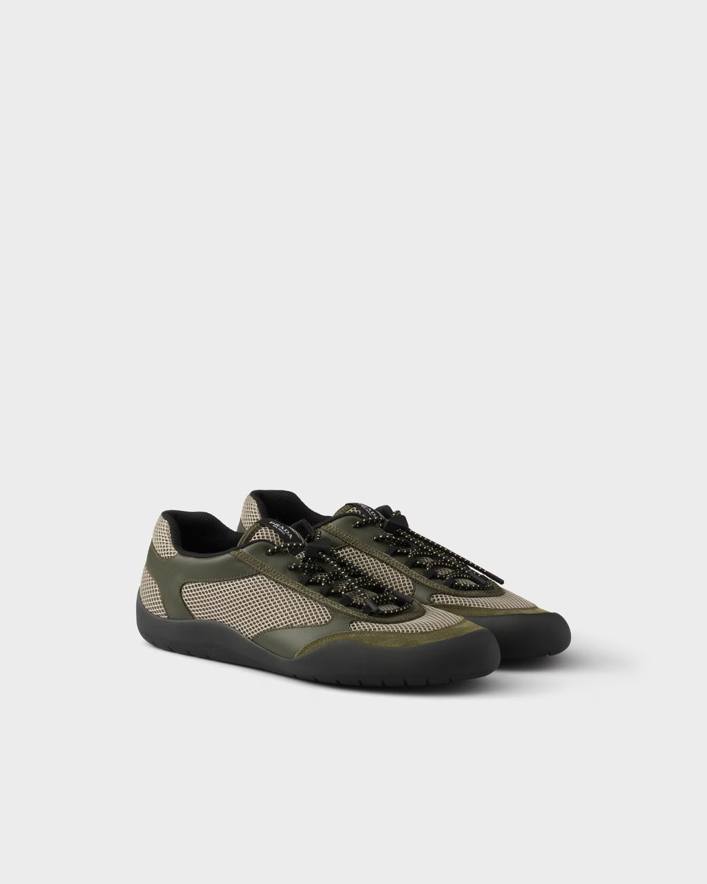 Speedrock leather and mesh fabric sneakers