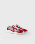 Prada America's Cup Soft rubber and bike fabric sneakers