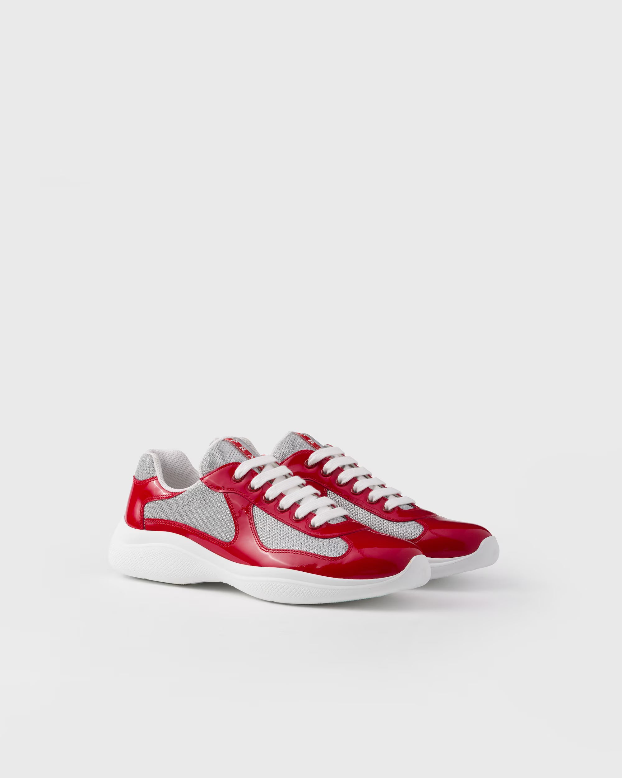 Prada America's Cup Soft rubber and bike fabric sneakers