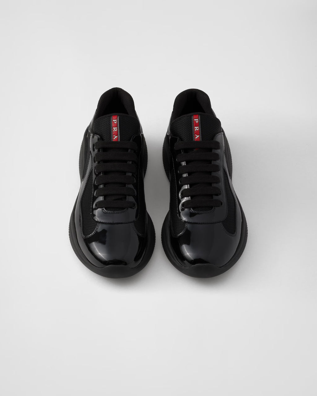 Prada America's Cup Soft rubber and bike fabric sneakers