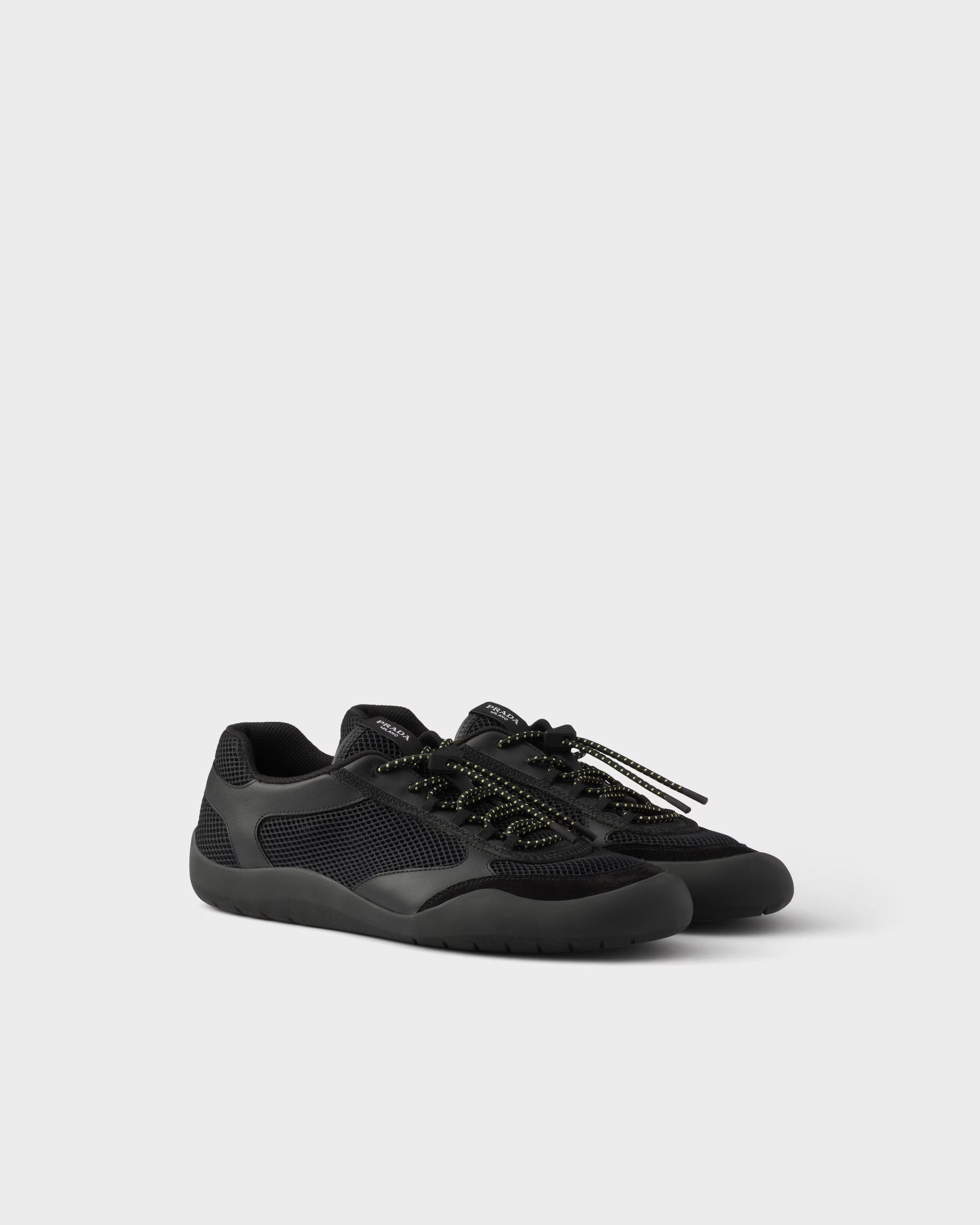 Speedrock leather and mesh fabric sneakers