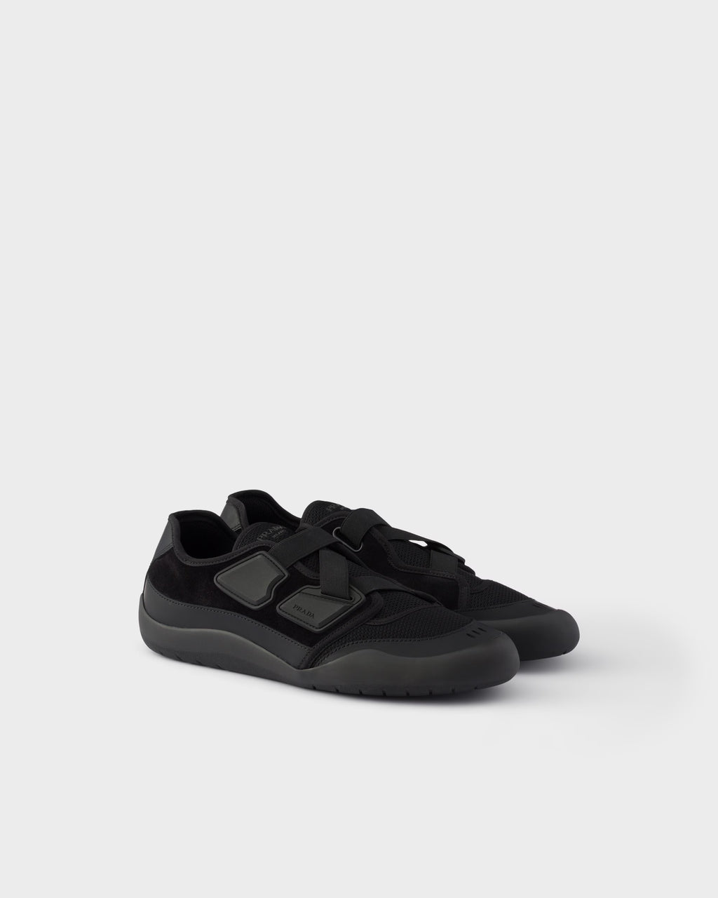 Speedrock leather and mesh fabric sneakers