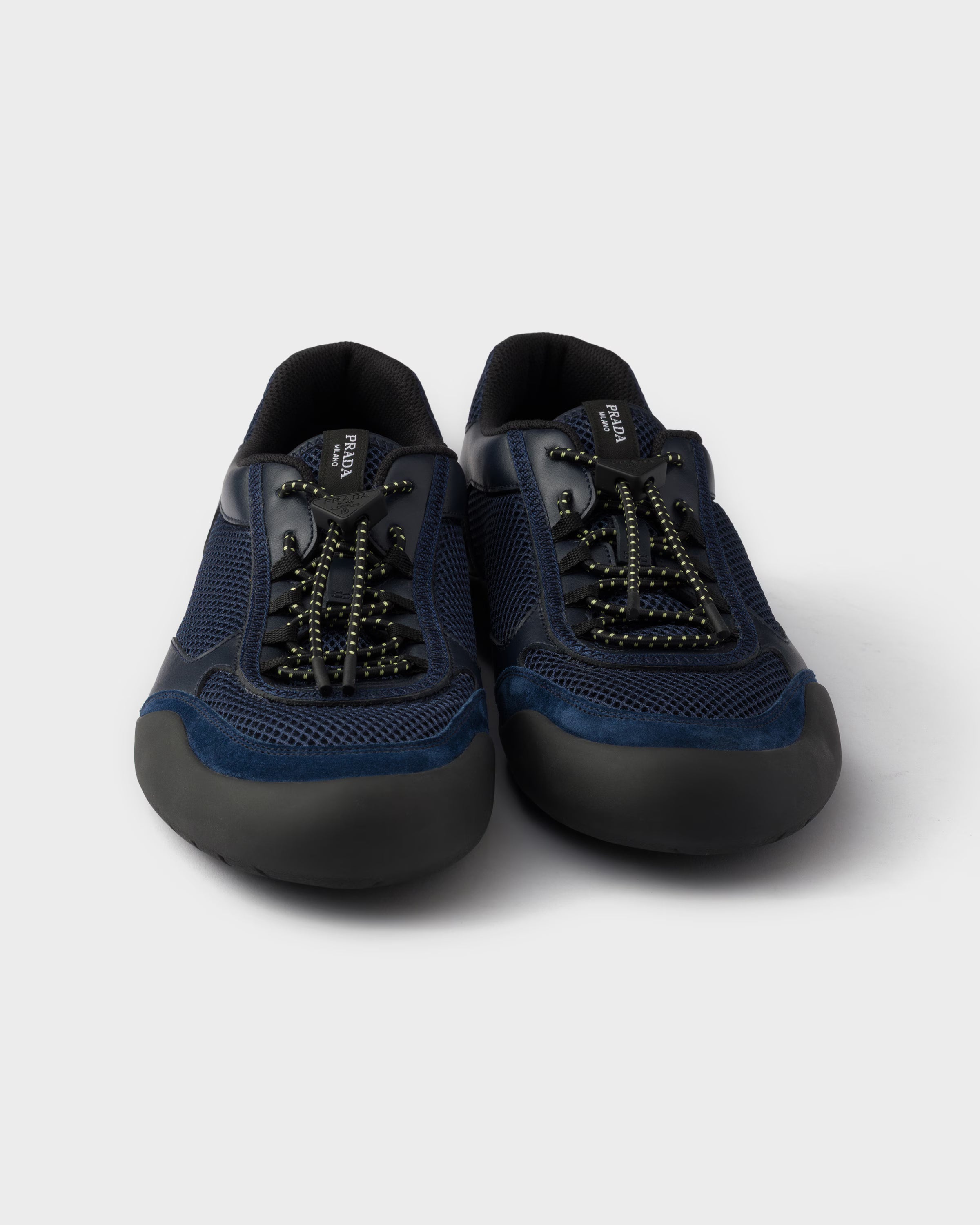 Speedrock leather and mesh fabric sneakers