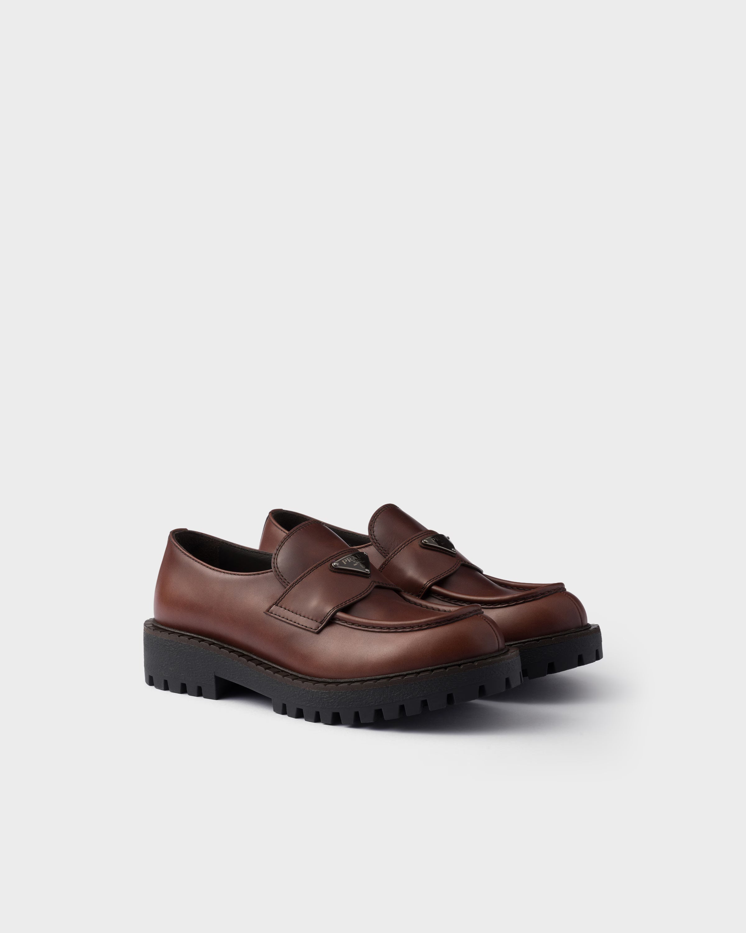 Leather loafers