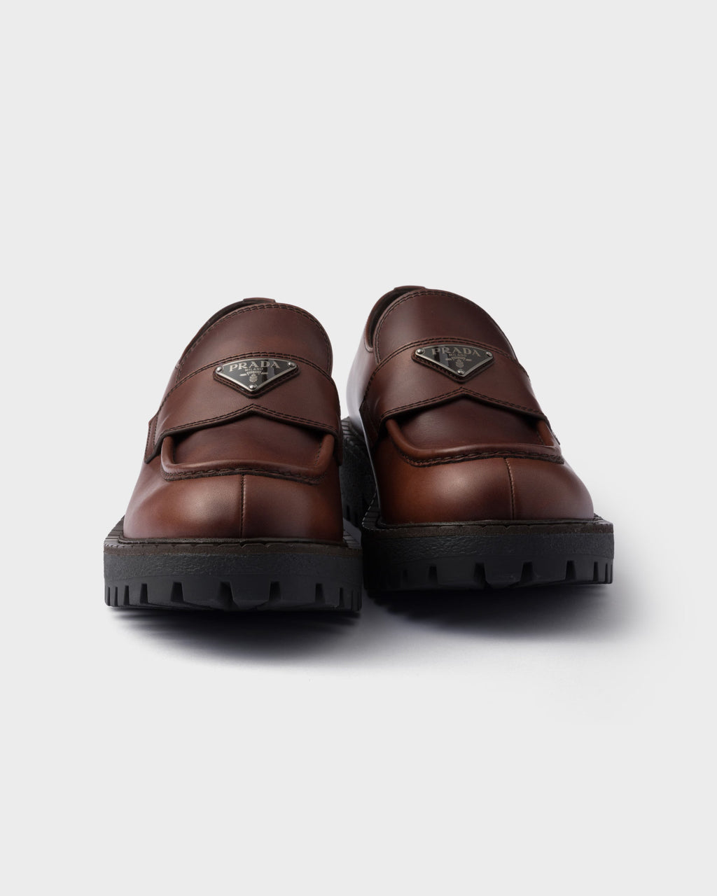 Leather loafers